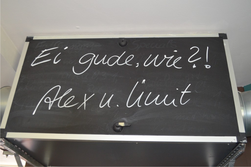 Unser tolles Lokal.