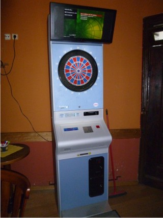 Unser dartautomat gleich am Eingang.